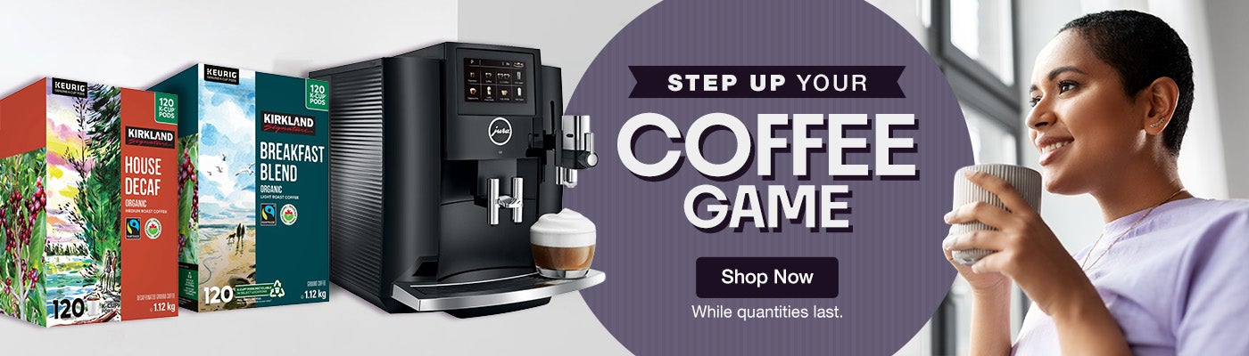 Step up your coffee game. Shop Now. While quantities last.