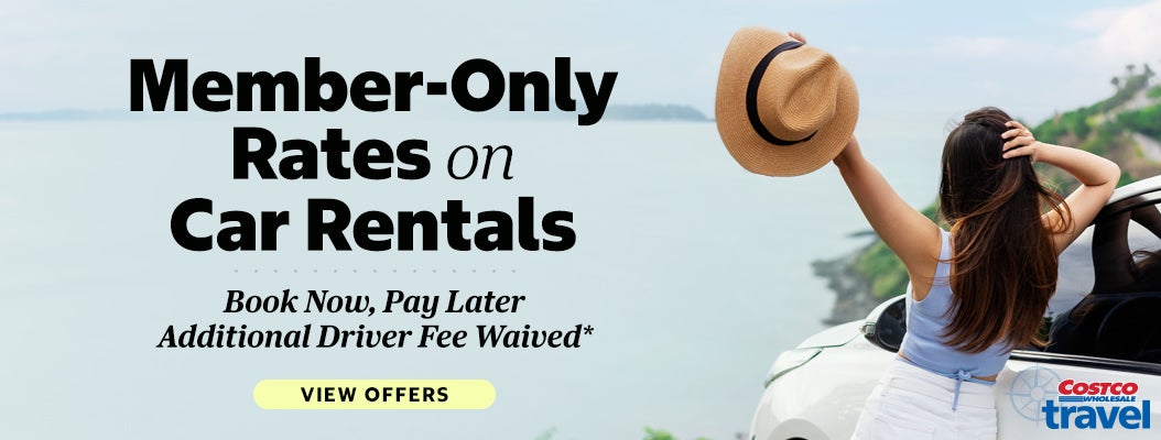 Member-Only. Rates on Car Rentals. Book Now, Pay Later. Additional Driver Fee Waived.*  View offers.