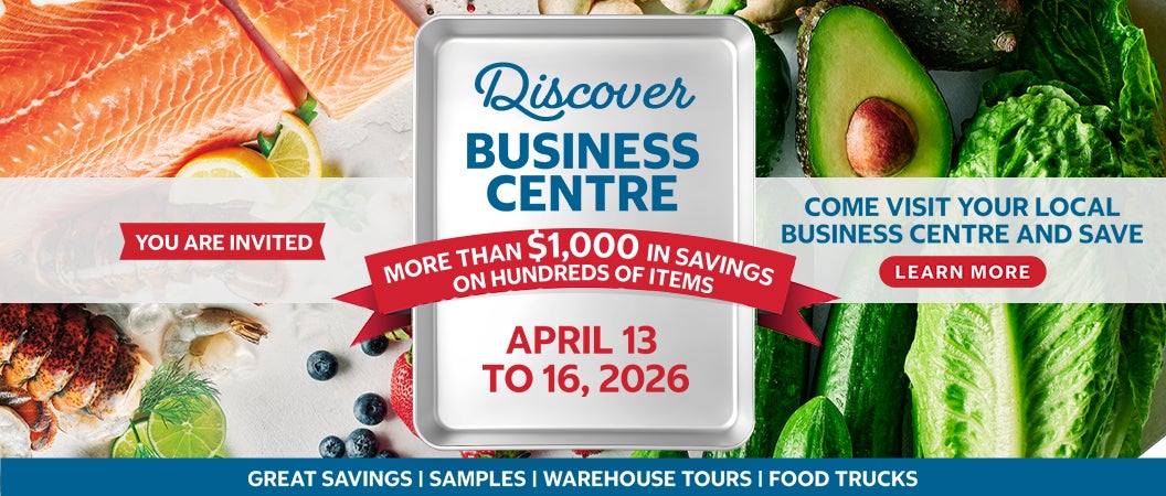 You are Invited  Discover Business Centre More than $1,000 in savings on hundreds of items  Come visit your local Business Centre and Save  April 13 to 16, 2026 Learn More 