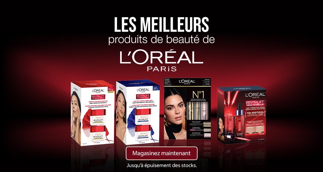 Les meilleurs produits de beauté de L’Oréal Paris Jusqu'à épuisement des stocks Magasinez maintenant 