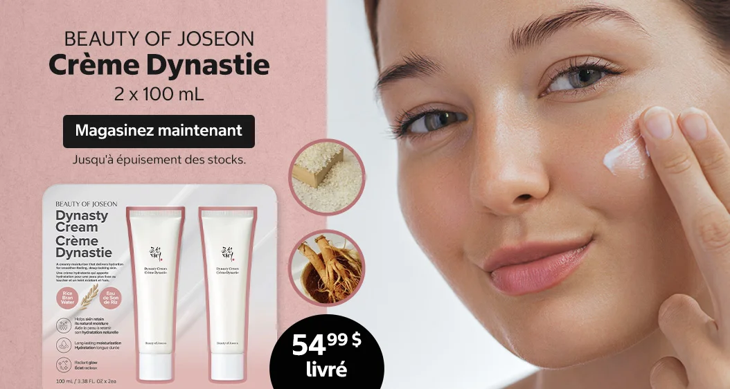 Beauty of Joseon - Crème Dynastie, 2 x 100 mL.  54,99 $ livré. Magasinez maintenant.  Jusqu'à épuisement des stocks.