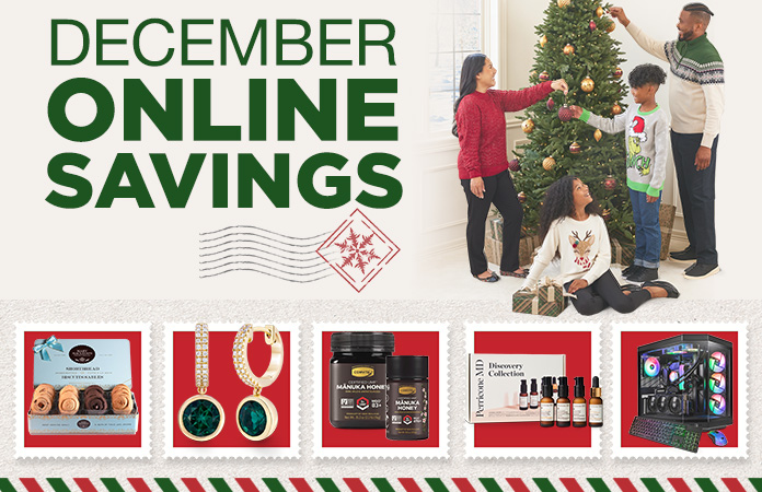 Shop December Online Savings