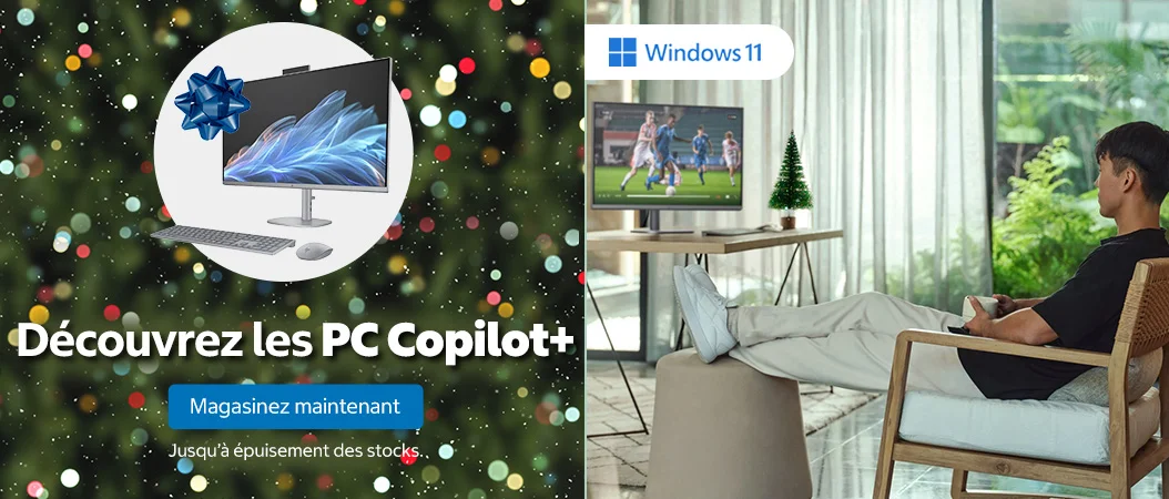 Découvrez les PC Copilot+. Magasinez maintenant. Jusqu’à épuisement des stocks.