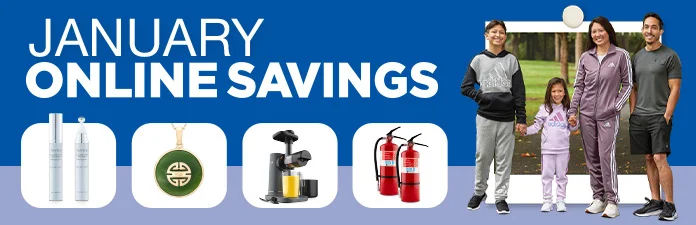 Shop January Online Savings