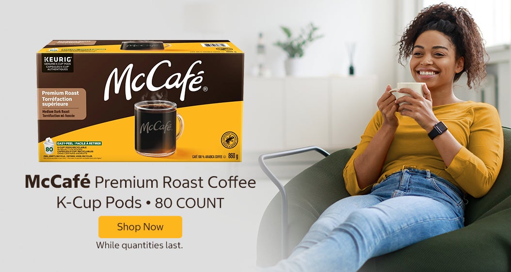 McCafé Premium Roast Coffee K-Cup Pods, 80-count  Shop Now.While quantities last.