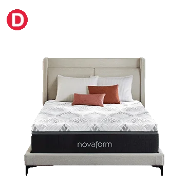 Novaform 14" Serafina PerfectTemp Gel Memory Foam Firm Queen Mattress 