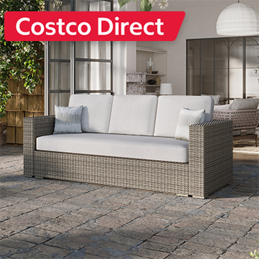 Thomasville Dillard Convertible Outdoor Patio Sofa Set