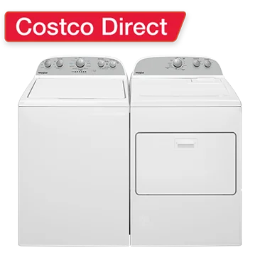 Whirlpool 3.8 cu. ft. Washer and 7.0 cu. ft. Electric Dryer with Wrinkle Shield