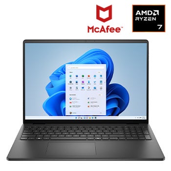 Dell 16-inch Laptop with AMD Ryzen 7 Processor