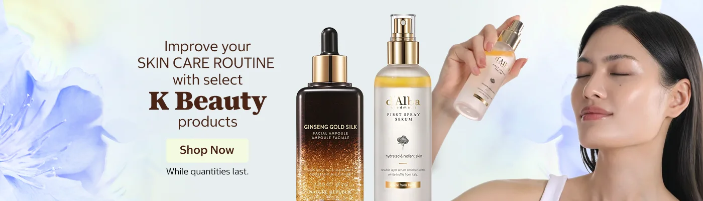 Improve your skin care routine with select K Beauty products. Shop Now. While quantities last.