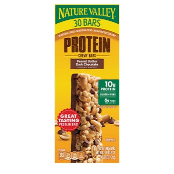 Nature Valley Peanut Butter Dark Chocolate Protein Chewy Bars