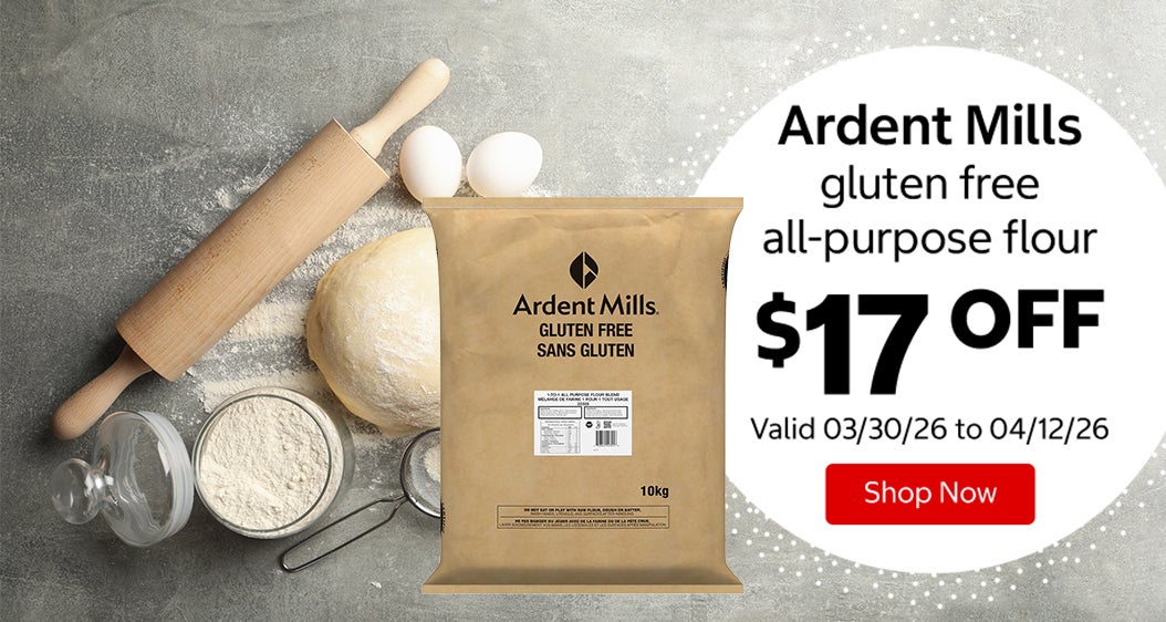 Ardent Mills gluten free all-purpose flour $17 Off. Valid 03/30/26 to 04/12/26. Shop Now 