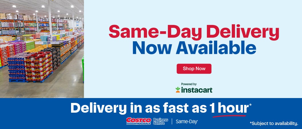 Same day Delivery.  Now Available Shop Now.  Delivery in as fast as 1 hour. *Subject to availability 