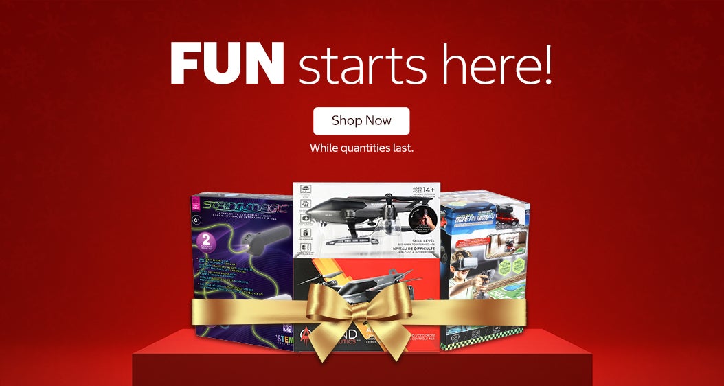 FUN starts here!  While quantities last. Shop Now.