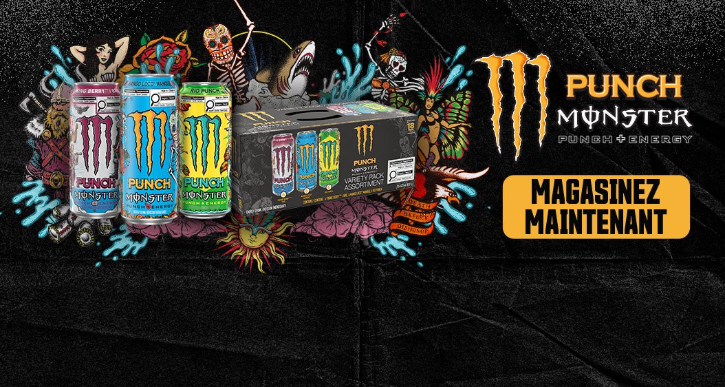 Punch Monster Punch + Energy Magasinez Maintenant