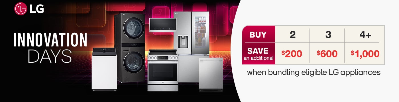 Innovation Days. Buy 2, Save $200. Buy 3, Save $600. Buy 4+, Save $1,000.