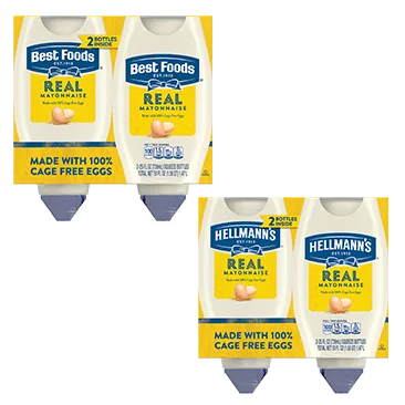 Hellmann's OR Best Foods Real Mayonnaise