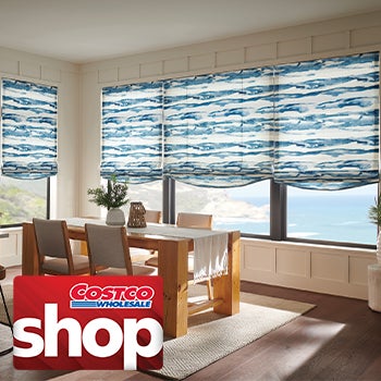 Costco Shop Card** on all
Graber Window Treatment purchases.