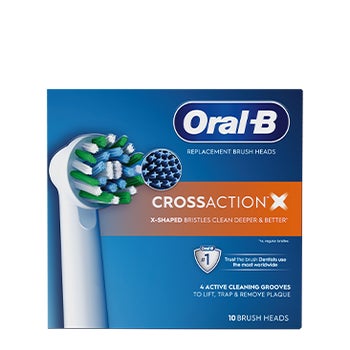 Oral-B CrossAction Replacement Brush Heads