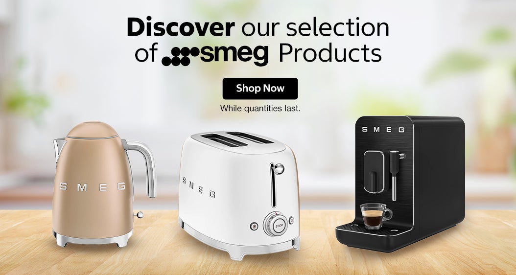 Discover our selection of SMEG Products. While quantities last. Shop Now.