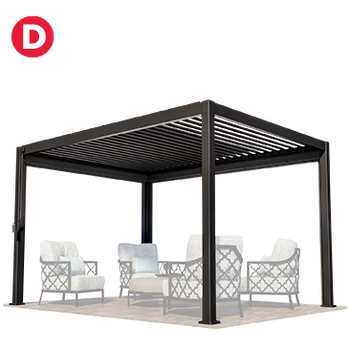 Mirador Adjustable Louvered Aluminum Pergola