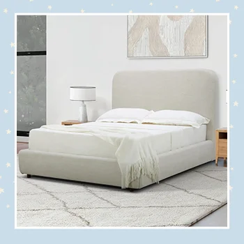 Aiden & Ivy Upholstered Double Bed.