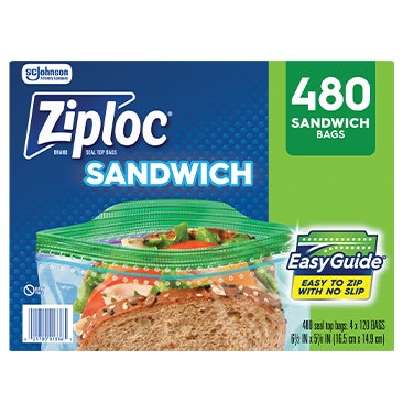 Ziploc Bags Sandwich