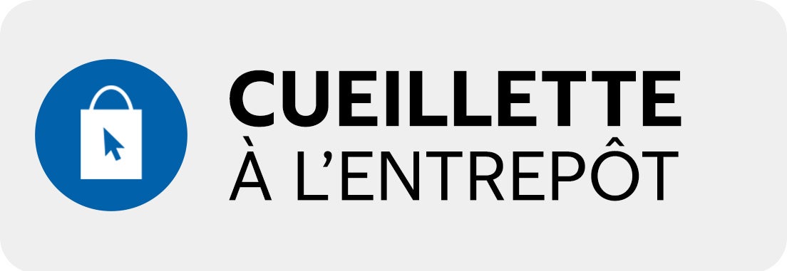 Cueillette à l'éntrepôt.