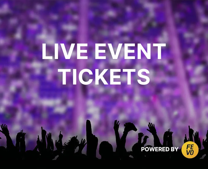 Live Event Tickets Powered by FEVO