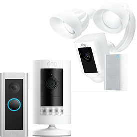 Ring Wired Doorbell Pro with Stick Up Cam Battery AND/OR Floodlight Cam Wired Plus