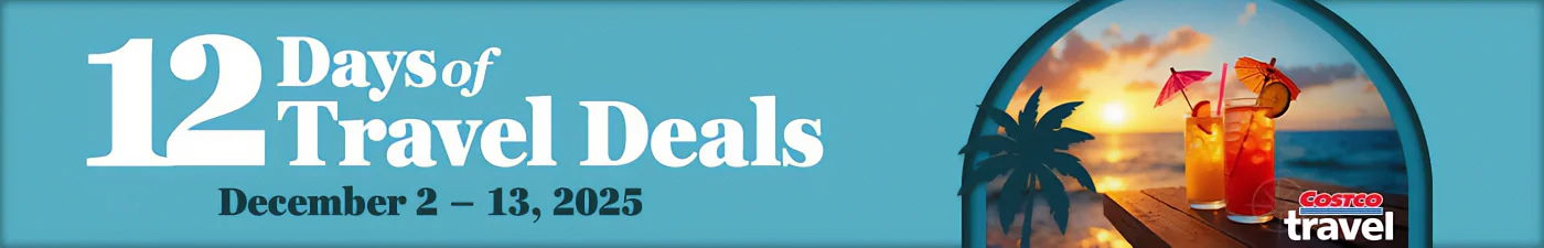costco travel 12 days of deals