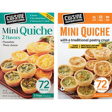 Cuisine Adventures Mini Quiche