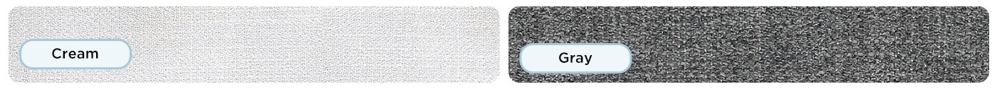 Cream & Light Gray Swatch