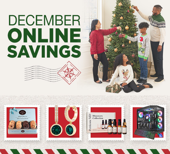 Shop December Online Savings