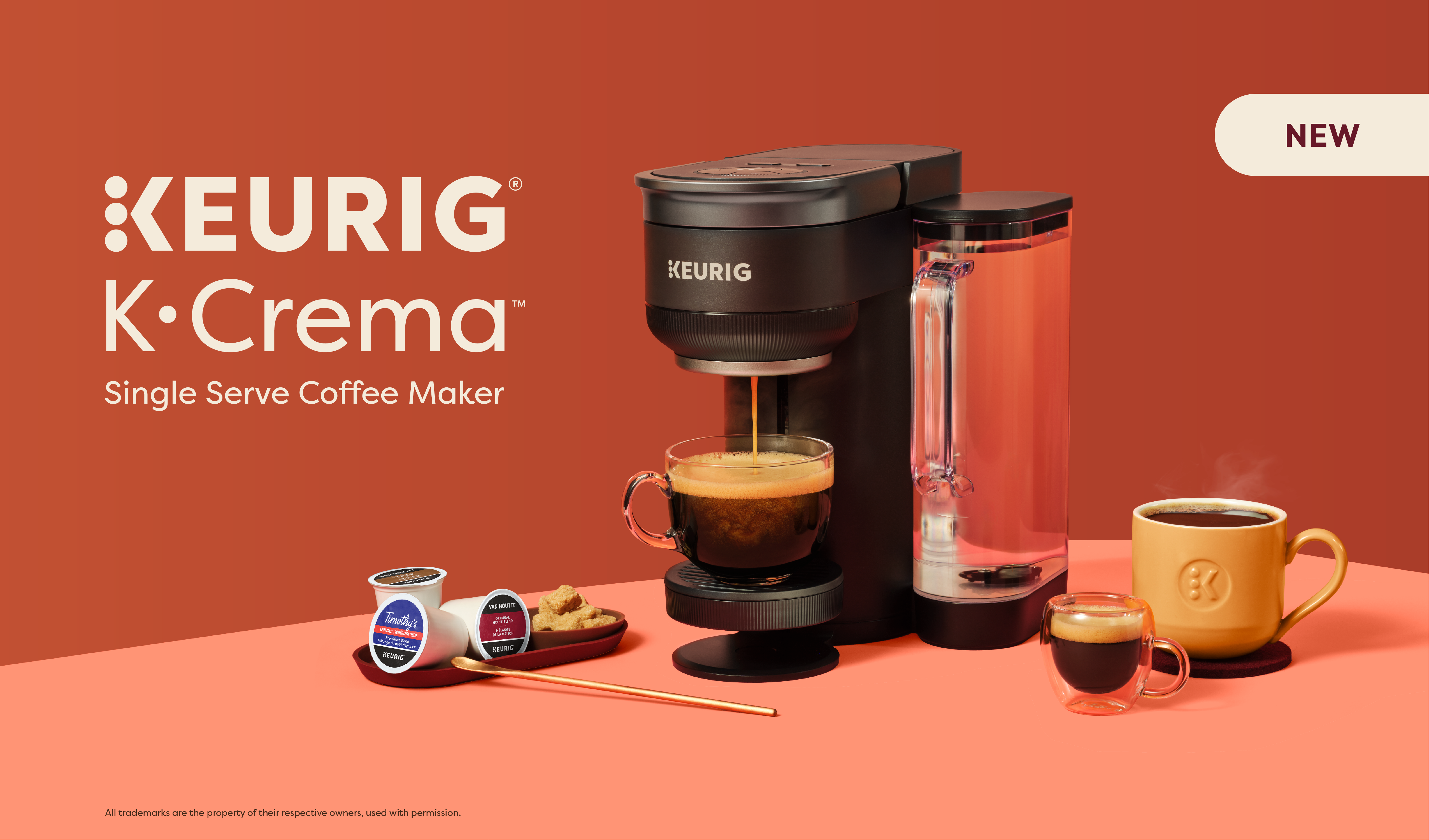 New. Keurig K-Cafe Barista Bar. Single serve hot and cold coffee maker.