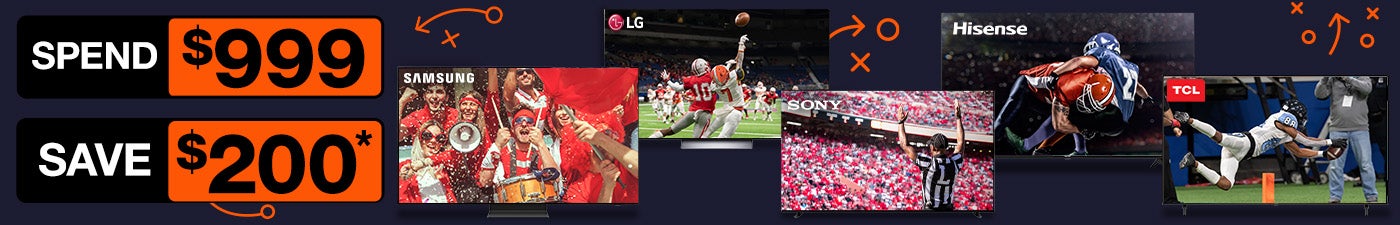 Spend $999 Save $200*