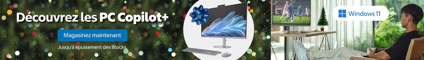 Découvrez les PC Copilot+. Magasinez maintenant. Jusqu’à épuisement des stocks.