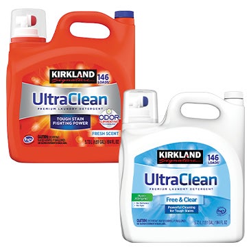 Kirkland Signature UltraClean Fresh Scent AND/OR Free & Clear Liquid Laundry Detergent