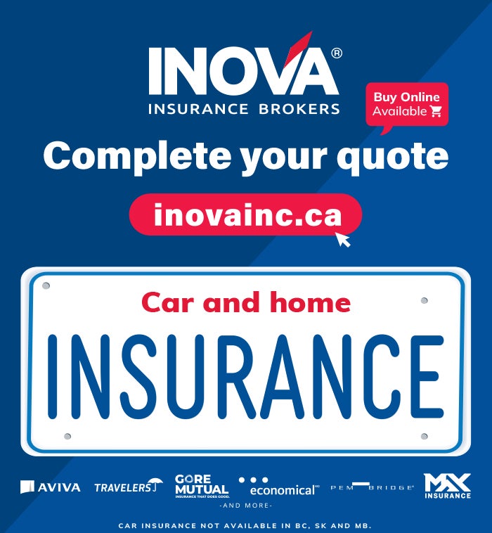 Inova Insurance Brokers. Complete your quote inovainc.ca. Buy Online Available Car and Home Insurance   GR8 RATES. Car Insurance not available in BC, SK and MB.