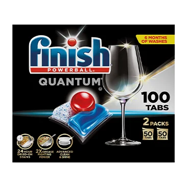 Finish Powerball Quantum Dishwasher Detergent Tabs