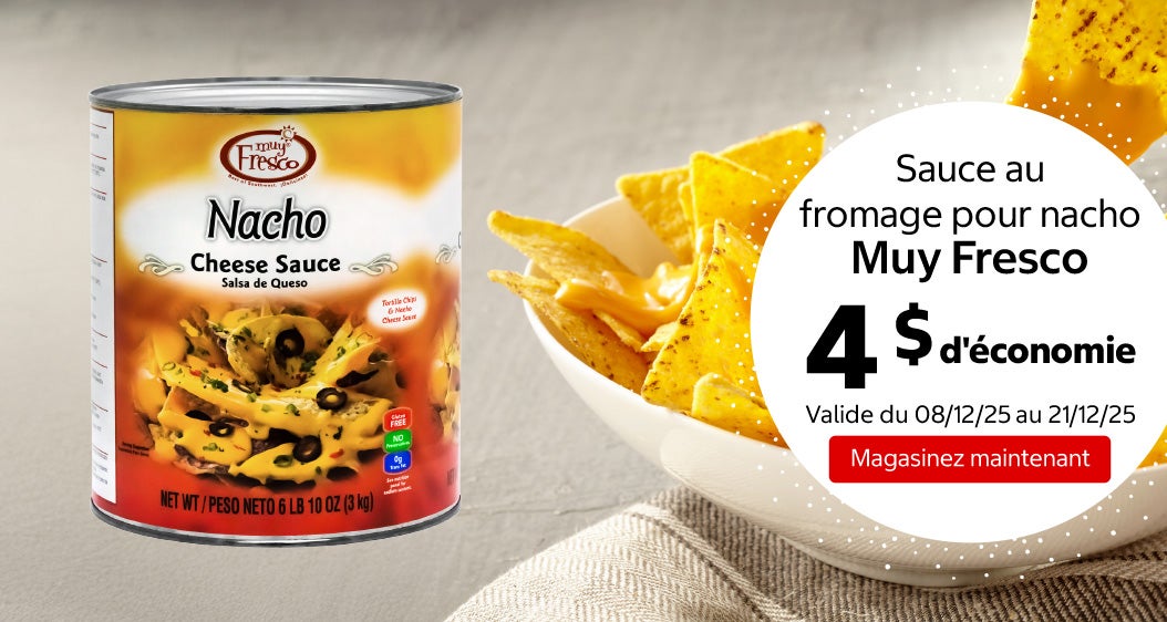 Sauce au fromage pour nacho Muy Fresco 4 $ d'économie. Valide du 08/12/25 au 21/12/25. Magasinez maintenant.