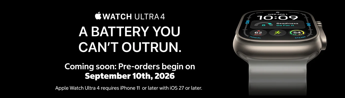 watchs ultra Coming soon Pre-orders begin on September 10th, 2026