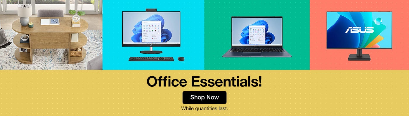 Office Essentials! While quantities last. Shop Now.