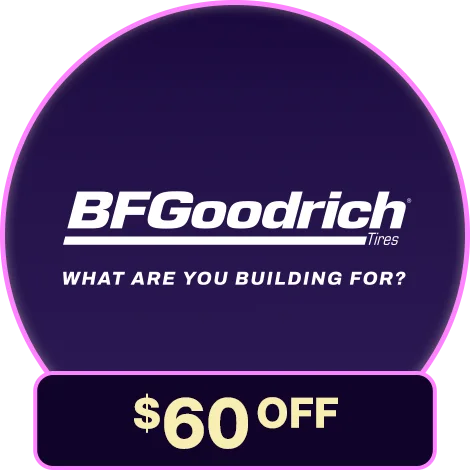 BFGoodrich Tires $60 OFF