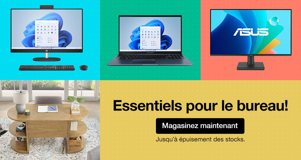 Essentiels pour le bureau! Jusqu’à épuisement des stocks. Magasinez maintenant.