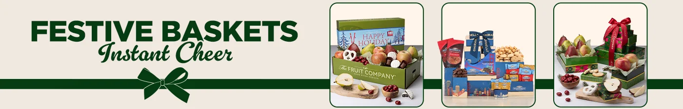 Festive Baskets, instant cheer