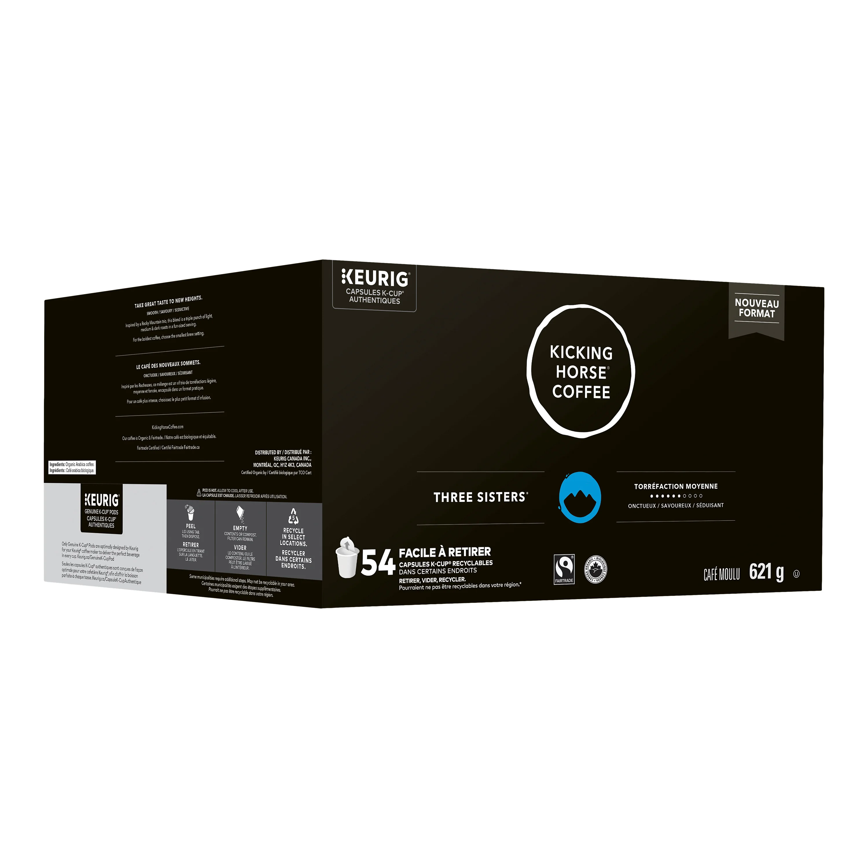 Capsules de café Kicking Horse Three Sisters