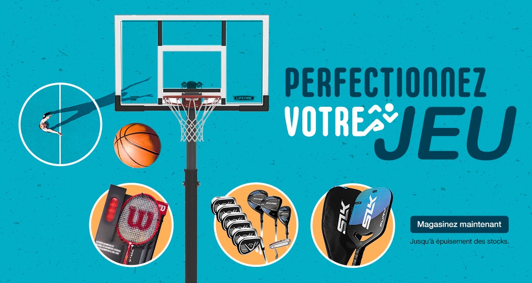 Perfectionnez votre jeu. Magasinez maintenant. Jusqu'à épuisement des stocks.