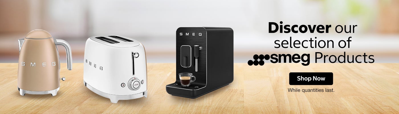 Discover our selection of SMEG Products. While quantities last. Shop Now.