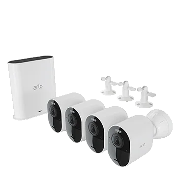 Arlo Ultra 2 Spotlight Camera Wire-Free Security System with Total Security Mount